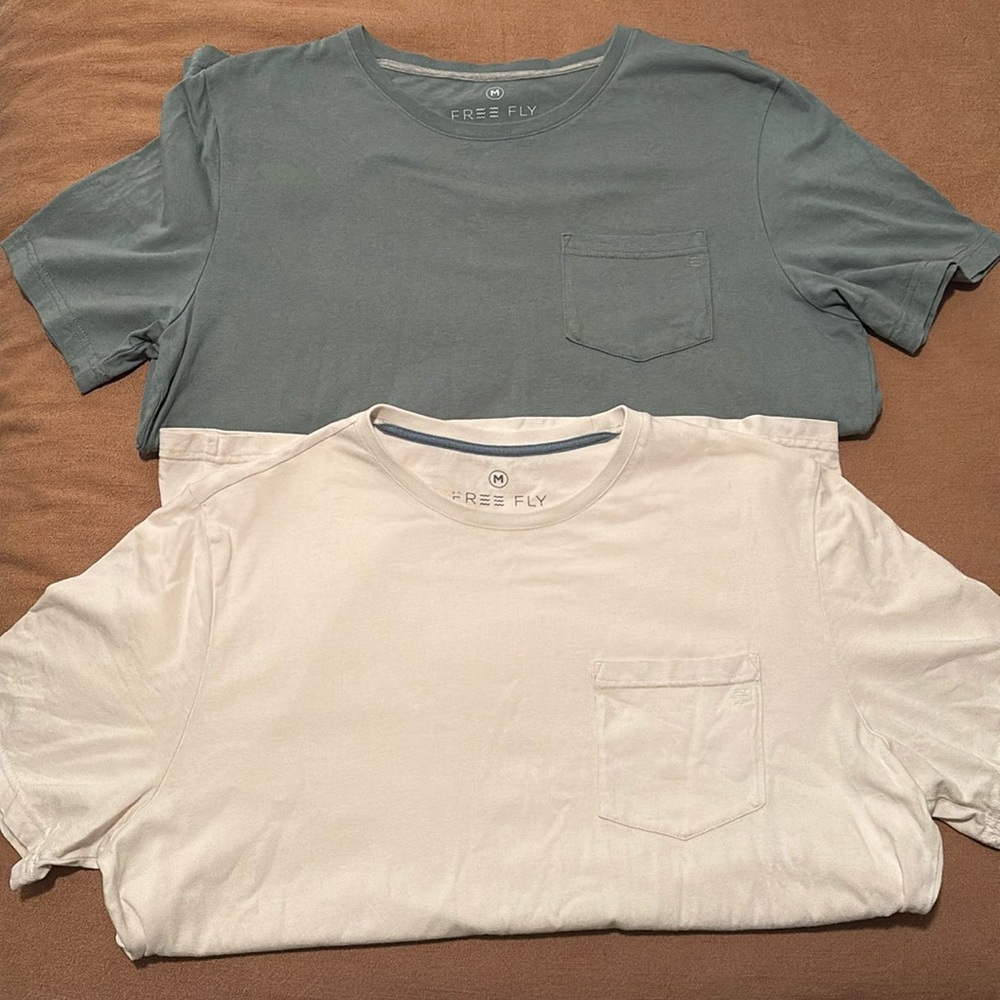 Free Fly pocket tees